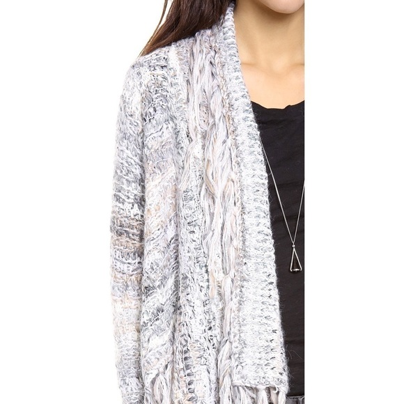 Free People Birkenstock wool chunky knit cardigan sweater - Picture 3 of 13